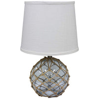 Fisherman Friend 19 1/2"H Smoke Netted Accent Table Lamp