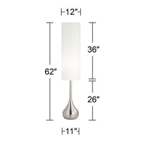 Possini Euro Moderne Droplet 62" High Floor Lamp