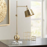 Uttermost Laton Brushed Brass Adjustable Task Desk Lamp