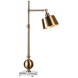 Uttermost Laton Brushed Brass Adjustable Task Desk Lamp