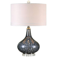 Sutera Blackcurrant Water Glass Table Lamp