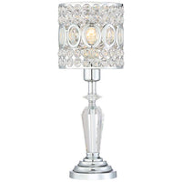 Tori 17" High Crystal Accent Table Lamp