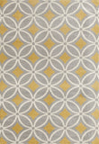 Trellis Chain Gray/Grey Yellow Area Rugs