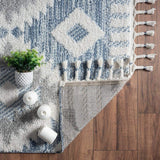Ibiza Collection Blue Moroccan Soft Area Rug