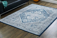 Oriental Blue Soft Area Rug