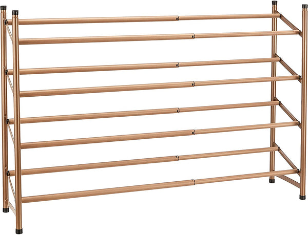 Rose gold deals shoe rack