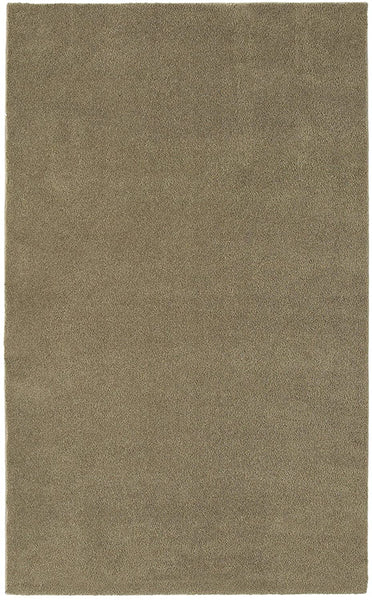 Garland Rug Room Size 5 ft. x 6 ft. Washable Bathroom Carpet Platinum Gray