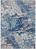 Beverly Collection Modern Soft Area Rug Blue 8x10