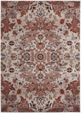 Waterloo Cream Oriental Soft Area Rug