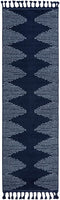 Zella Blush Tribal Diamond Medallion Soft Area Rug