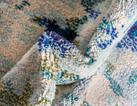 Modern Abstract Light Blue Soft Rug
