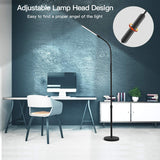 Led Floor Lamp, Adjustable Standing Height 4 Colors and Stepless Brightness