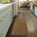 Softy Solid Non-Slip Kitchen/Bath Rug Camel