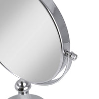Chrome Dual-Sided 1X/8X Magnified Swivel Vanity Mirror
