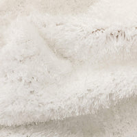 Ciel Ivory Ultra-Soft Multi-Textured Shimmer Pile Area Rug