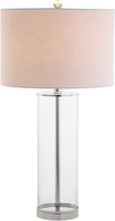 Harper 29" Glass LED Table Lamp Clear/Chrome