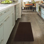 Softy Solid Non-Slip Kitchen Runner Bath Rug, Brown