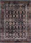 Waterloo Navy Oriental Soft Area Rug