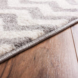 Sydney Eli Chevron Light Grey Modern Area Rug