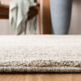 Light Grey/White MSR0787F Non-Shedding Living Room Dining Bedroom Soft Area Rug
