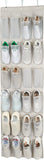 24-Pocket Over-the-Door Hanging Medium-Size Shoe Organizer