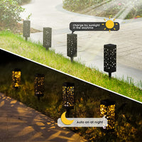 Solar Pathway Lights Outdoor, 8 Pack Solar Garden Lights, Waterproof LED Auto On/Off