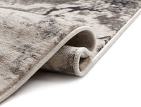 Splash Grey Beige Modern Abstract Soft Area Rug