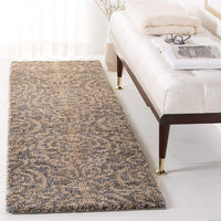 Damask Dining Plush Thick Area Rug, Cream Beige,large Rectangle