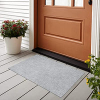 Home Doormats 17X29X0.12 Inch Pet Mats Non Slip Waterproof Easy Cleaning Stain Resistant Rolled Packed