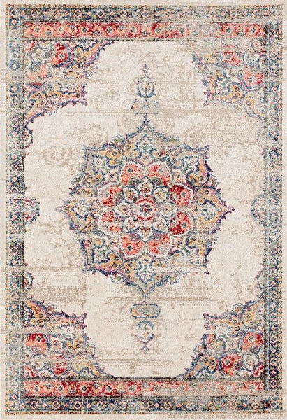 Nuvola Oriental Ivory Multi Soft Area Rug