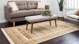 Tribal Pattern ivory Soft Area Rug