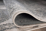 Distressed Ivory Gray Soft Area Rug