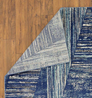 Tower Hill Abstract Blue Soft Area Rug
