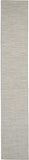 Flat-Weave Indoor/Outdoor Light Grey Area Rug