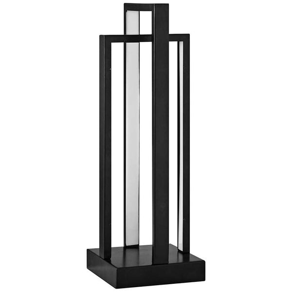 Singer Black Metal LED Uplight Accent Table Lamp