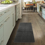 Softy Solid Non-Slip Kitchen/Bath Rug Gray