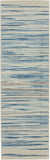 Modern Coastal Blue Area Rug