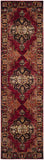 Oriental Persian Distressed Area Rug , Red/Multi
