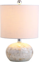 Wilson 16" Seashell LED Table Lamp White