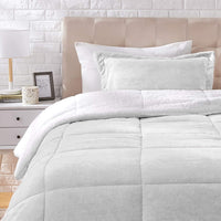 Ultra-Soft Micromink Sherpa Comforter Bed Set