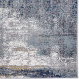 Hampstead Collection Dark Blue Modern Soft Area Rug