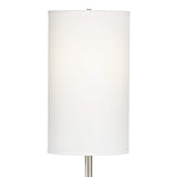 Coverly Brushed Nickel Finish Modern Floor Lamp