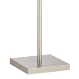 Coverly Brushed Nickel Finish Modern Floor Lamp