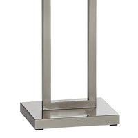 Everett Satin Nickel Open Column Floor Lamp