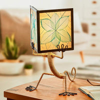 Eangee Enlightened Gecko Sea Blue Table Lamp