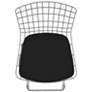 Madeline 28" High Charcoal Grey and Black Barstool