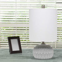 Lalia Home 18 1/2" High Gray Concrete Accent Table Lamp