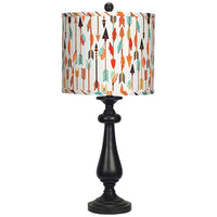 Lexington Black Quills and Arrows Shade Table Lamp