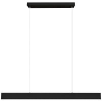 Eglo Climene 4" Wide Matte Black Modern LED Pendant Light