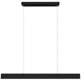 Eglo Climene 4" Wide Matte Black Modern LED Pendant Light